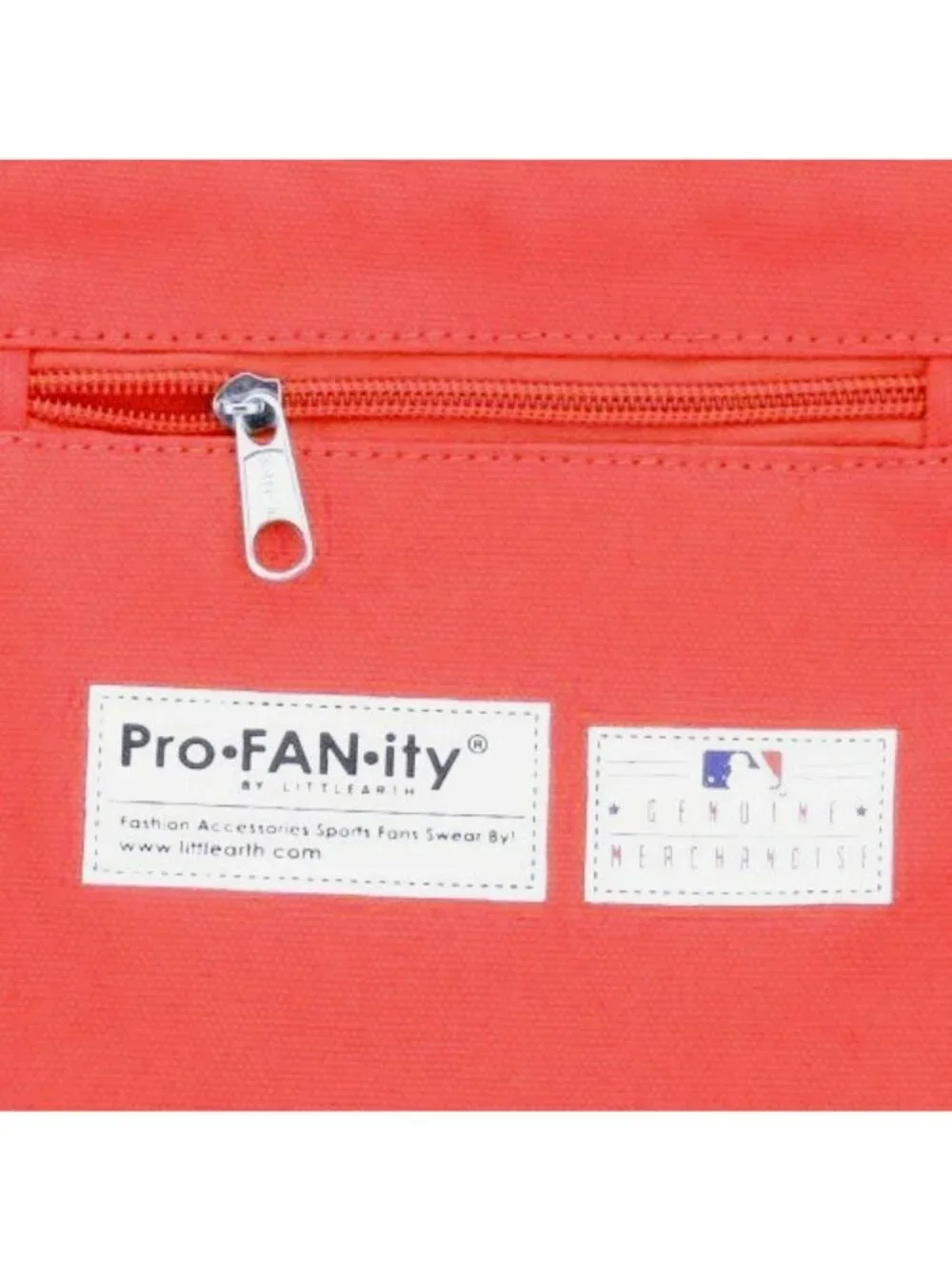 Los Angeles Angels Tote Bag Canvas Tailgate Bag Inside Zipper Pocket 13x20 MLB